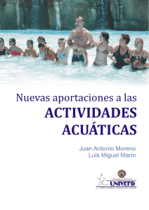 Nuevas aportaciones a las actividades acuáticas