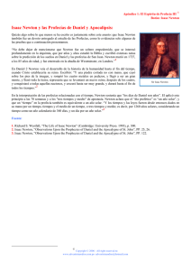 Isaac Newton y las Profecías de Daniel y Apocalipsis