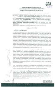 Contrato para toma de invetario de existencia fisica de vehiculos