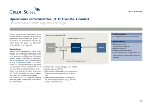 Operaciones extrabursátiles (OTC: Over-the-Counter)