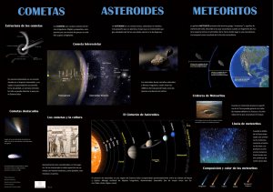 Póster Astronomía (5 Meteoritos y Cometas)