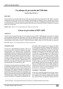 Un enfoque de prevención del VIH-Sida