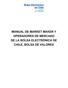 MANUAL DE MARKET MAKER Y OPERADORES DE MERCADO
