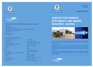 CENTER FOR ENERGY EFFICIENCY AND SMART BUILDING