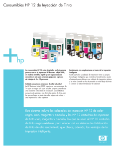 Consumibles HP 12 de Inyección de Tinta