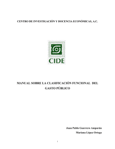 manual sobre la clasificación funcional del gasto público