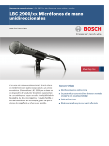 LBC 2900/xx Micrófonos de mano unidireccionales
