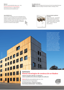 Seminario Nuevas tecnologias de construcción en Madera