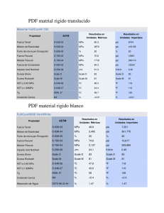 PDF matrial rigido translucido PDF material rigido blanco