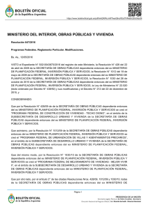 MINISTERIO DEL INTERIOR, OBRAS PÚBLICAS Y VIVIENDA