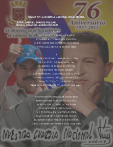 Himno de la Guardia Nacional Bolivariana