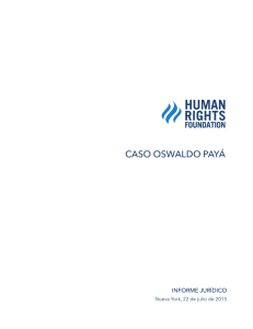 Caso oswaldo Payá - Human Rights Foundation