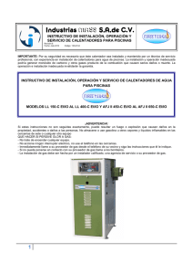 INSTRUCTIVO DE OPERACION LL-150-400 Y AFJ- II-450-650