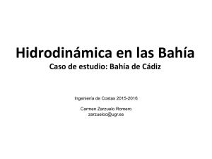 Hidrodinámica en las Bahía Caso de estudio: Bahía de Cádiz