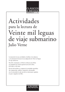 Veinte mil leguas de viaje submarino Actividades