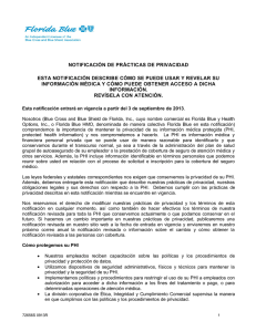 Aviso de prácticas de privacidad