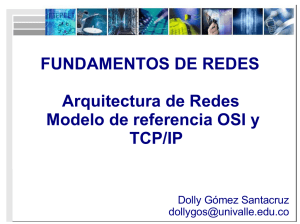 Arquitectura de Redes Modelo de referencia OSI y TCP/IP