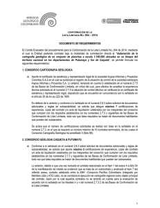 Documento de Requerimientos - Servicio Geológico Colombiano