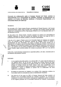 Convenio de colaboración entre el Consejo