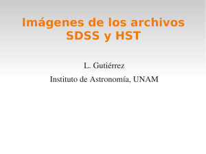 Buscando imágenes del HST - Instituto de Astronomía Ensenada