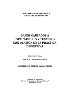 daños causados a espectadores y terceros con ocasión de