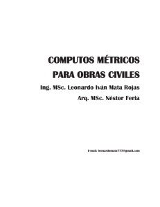 computos métricos para obras civiles