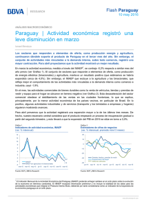 Paraguay | Actividad económica registró una leve disminución en