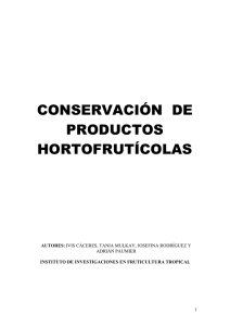 Trabajo de frigoconservación - Food and Agriculture Organization of