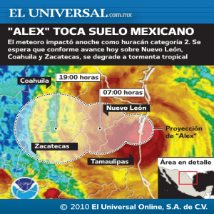 "alex" toca suelo mexicano