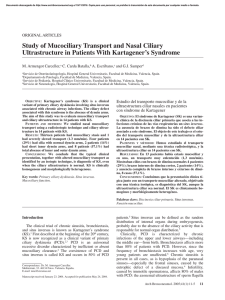 Study of Mucociliary Transport and Nasal Ciliary Ultrastructure in