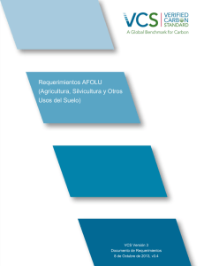 Requerimientos AFOLU (Agricultura, Silvicultura y Otros Usos del