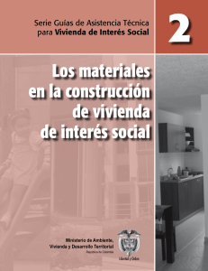Los materiales en la construcción de vivienda de interés social