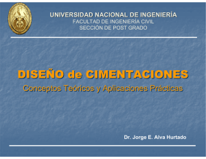 Diseño de Cimentaciones - Dr. Ing. Jorge Elias Alva Hurtado
