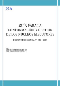 01a guía para la conformación y gestión de los núcleos ejecutores