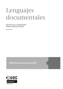 Lenguajes documentales - Libros MetaBiblioteca