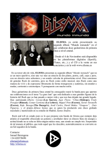 ELISMA ya están presentando su segundo álbum “Mundo inmundo”