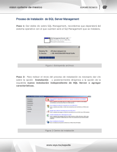 Proceso de Instalación de SQL Server Management
