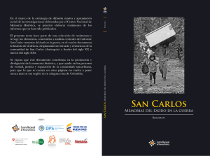 Descargar resumen del informe: San Carlos. Memorias del éxodo