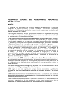 FEDERACIÓN EUROPEA DEL ACCIONARIADO ASALARIADO