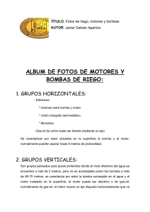 ALBUM DE FOTOS DE MOTORES Y BOMBAS DE RIEGO: