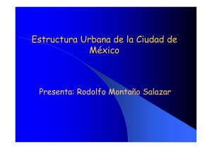 Estructura Urbana de la Ciudad de México