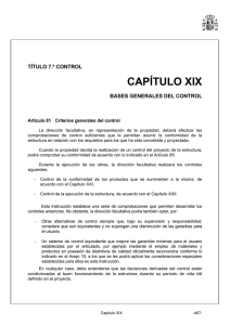 CAPÍTULO XIX - Ministerio de Fomento