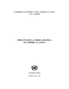 Impacto de la crisis asiática en América Latina