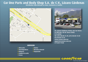 Car One Parts and Body Shop SA de CV, Lázaro