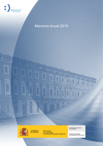 Memoria Anual 2015 - Dirección General de Ordenación del Juego