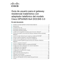 Cisco Model DPQ3925 8x4 DOCSIS 3.0 Wireless Residential