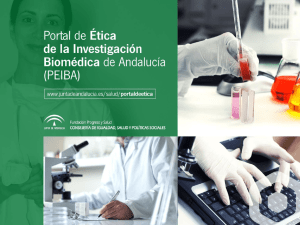 4. Portal de Ética de la Investigación Biomédica de Andalucía (PEIBA)