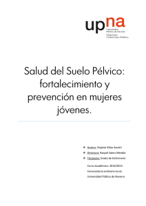 Salud del Suelo Pélvico: fortalecimiento y prevención en mujeres
