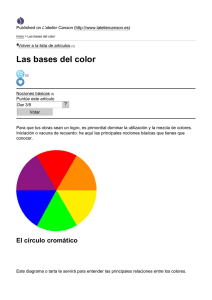 Las bases del color