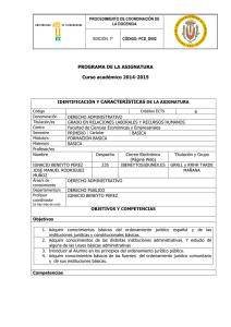 Dº Administrativo - Facultad Ciencias Económicas Extremadura